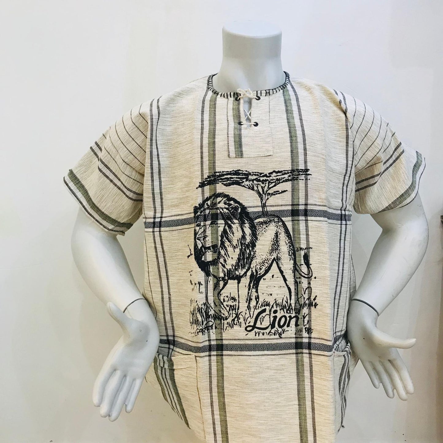 Mens shirt with Animal print