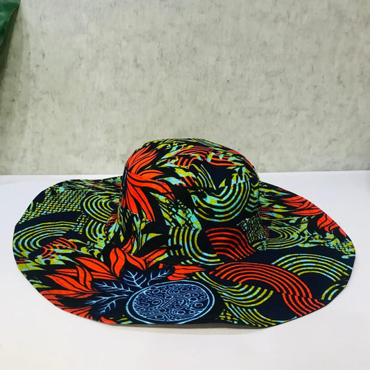 African print stylish hats