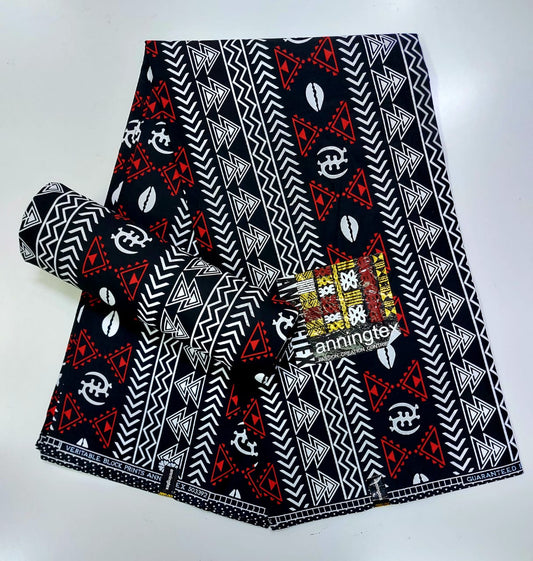 Bold African print fabric