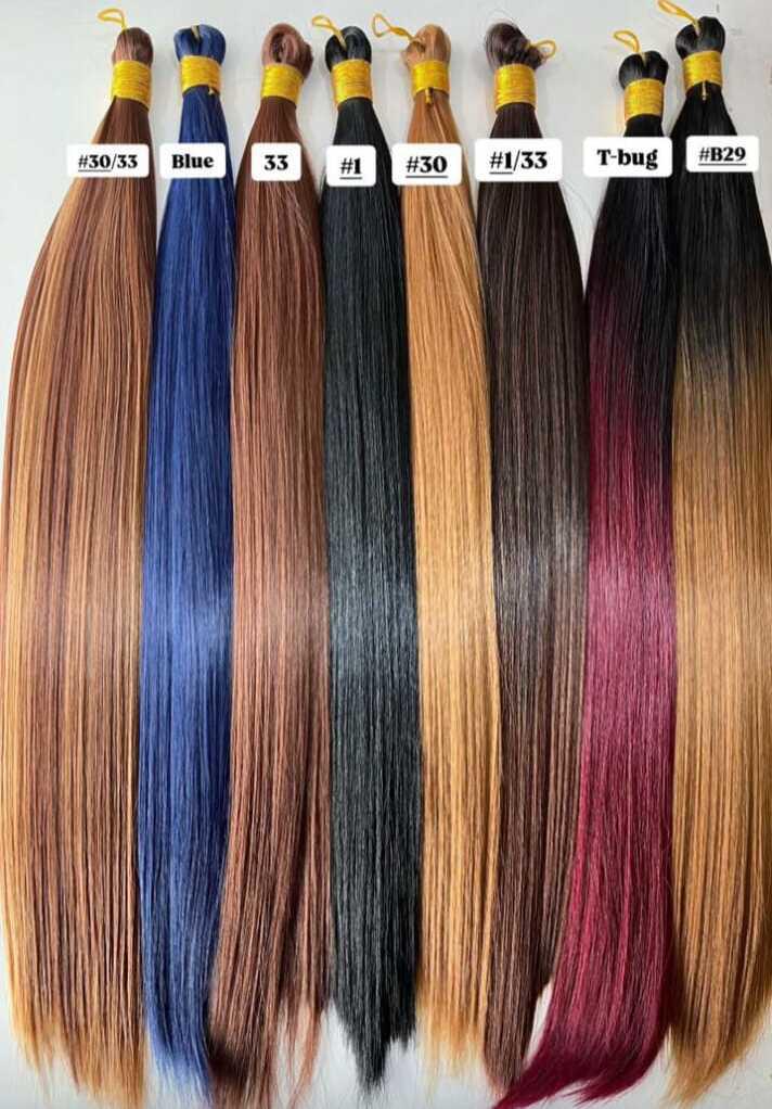 Bone straight braids