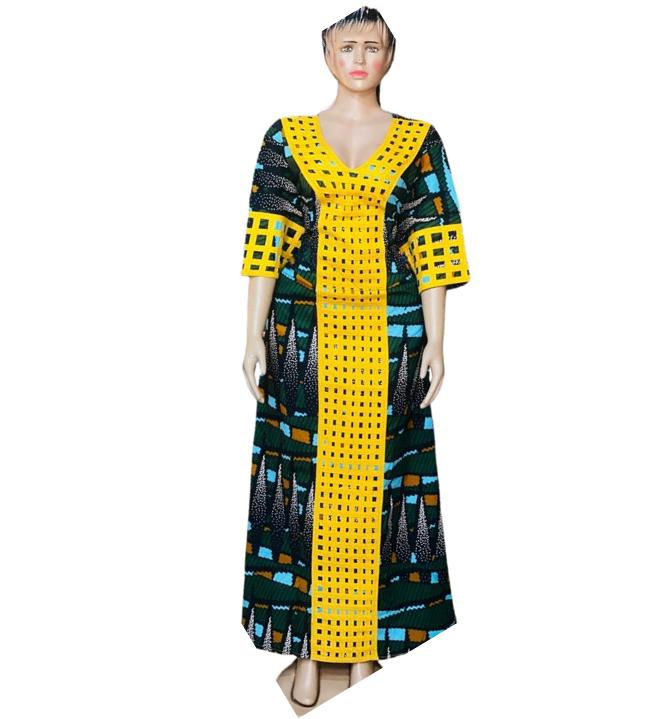 Kitenge net dress