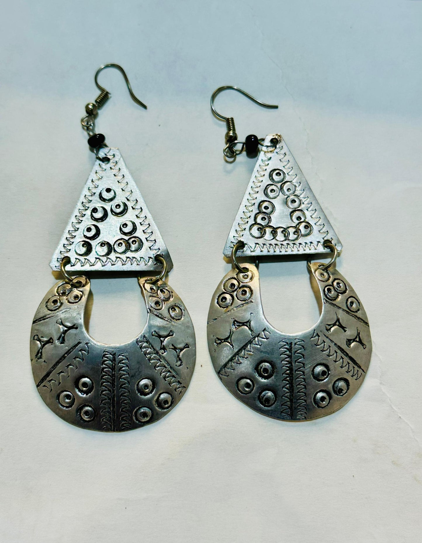 Metal earrings