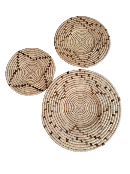 Handcrafted African Basket Wall Decor