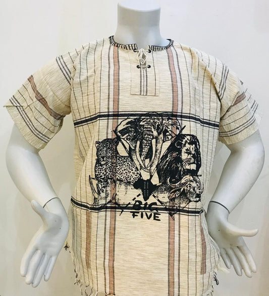 Mens shirt with Animal print