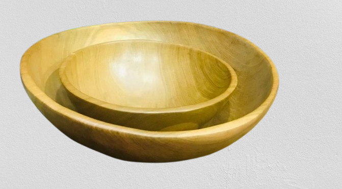Wooden bowl
