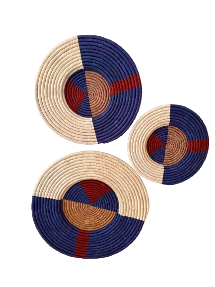 Handcrafted African Basket Wall Decor