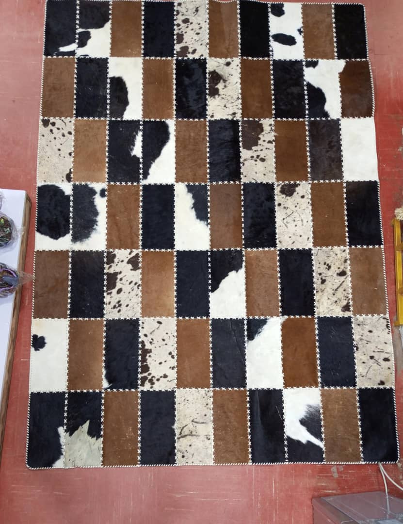 Cow hide rug