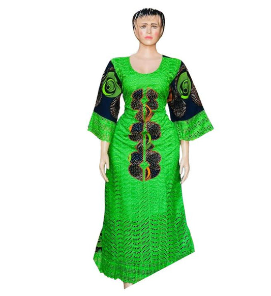 Kitenge net dress