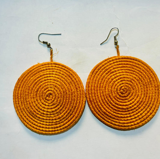 Woven earrings