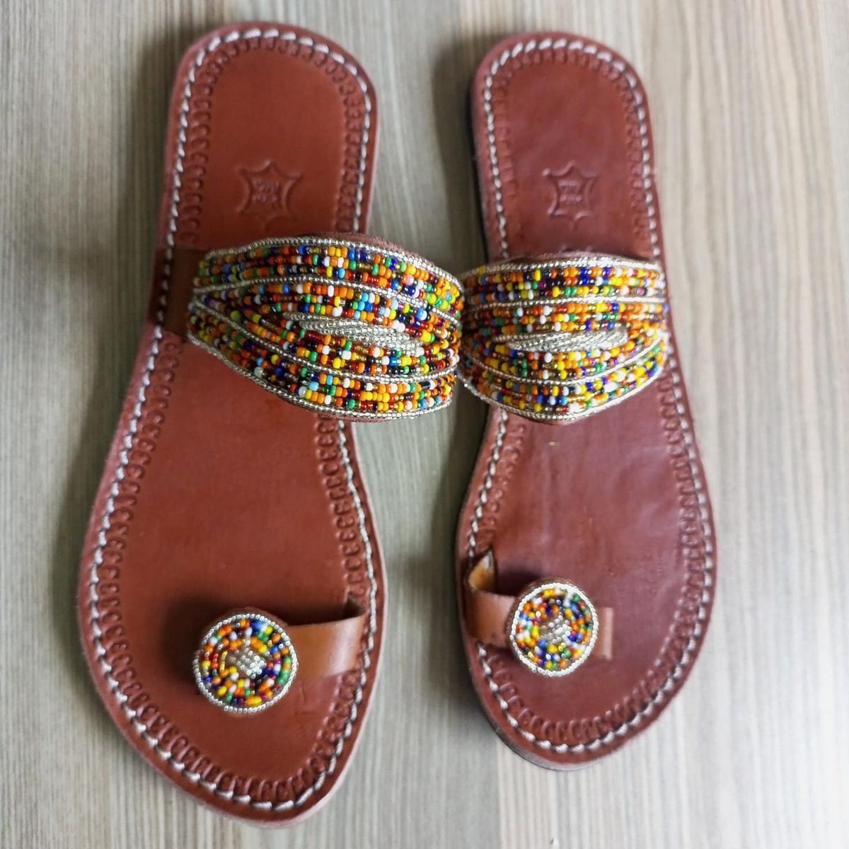 Beaded sandals
