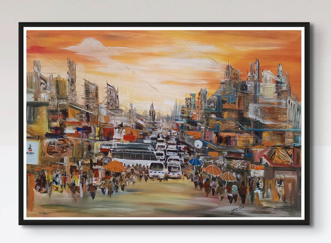 Dawn in the city