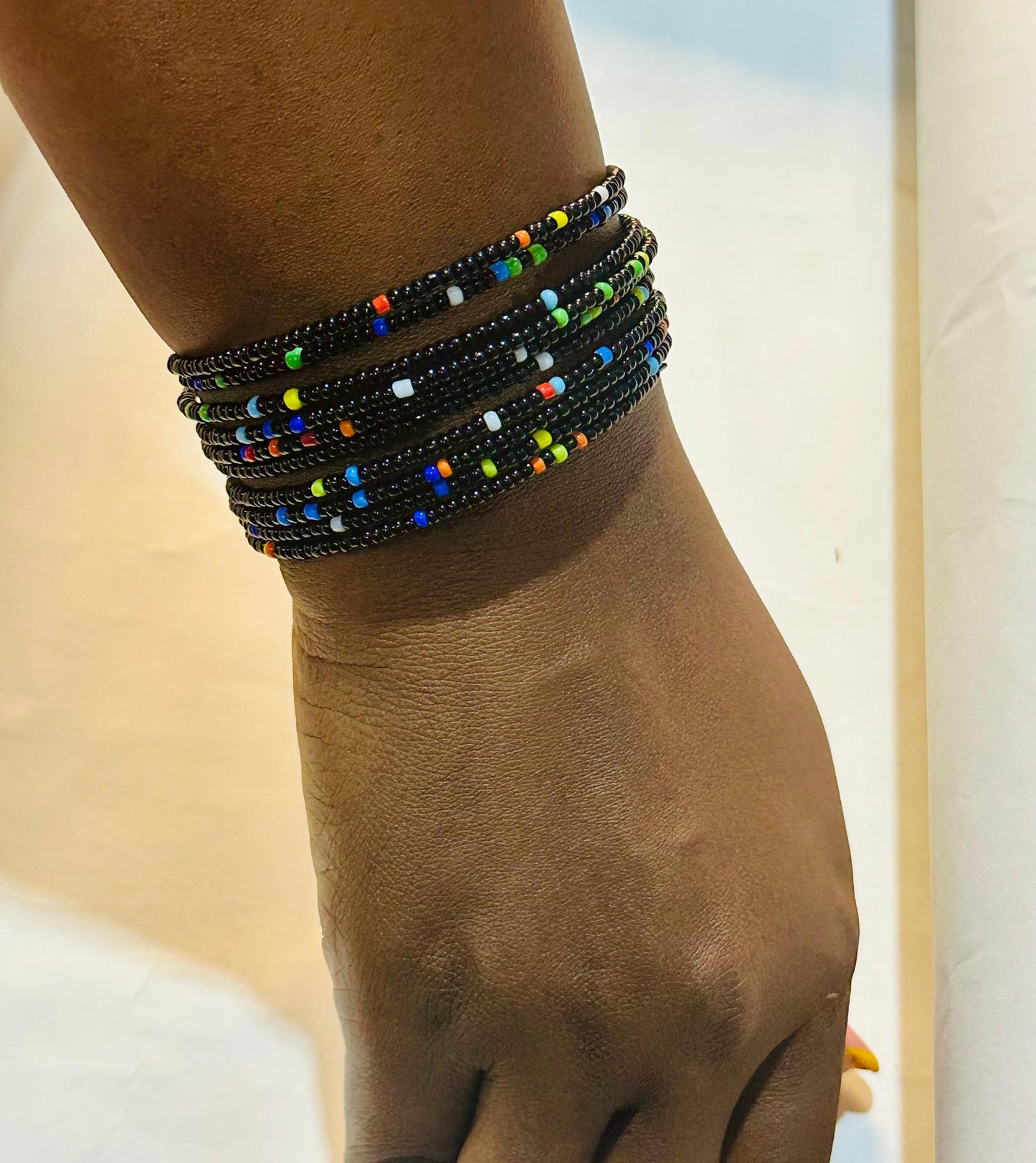 Beaded bangle