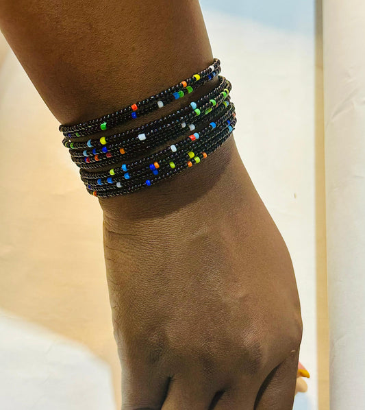 Beaded bangle