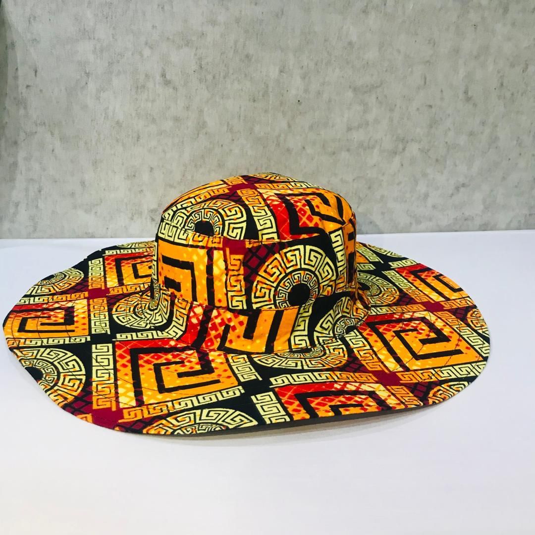 African print stylish hats