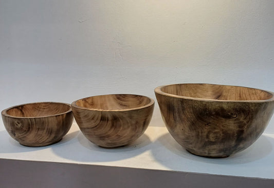 Wooden bowls