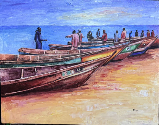 Abavubi, the african fishermen.