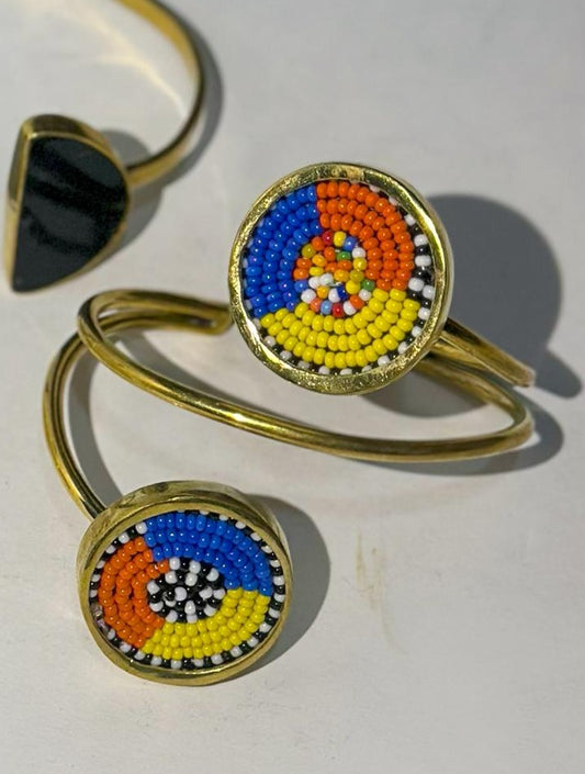 Beaded bangle