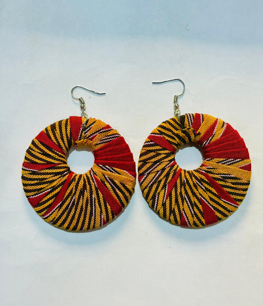African print earrings