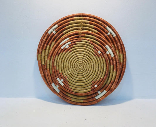 Raffia baskets