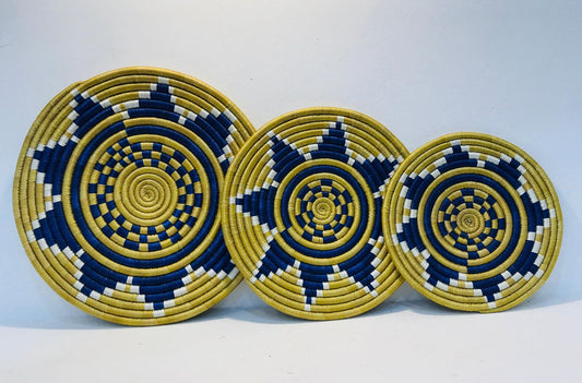 Raffia baskets