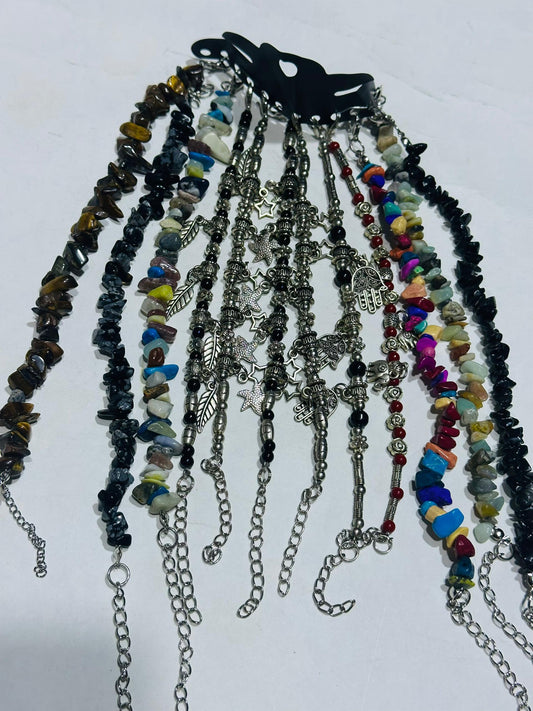 Beaded anklets