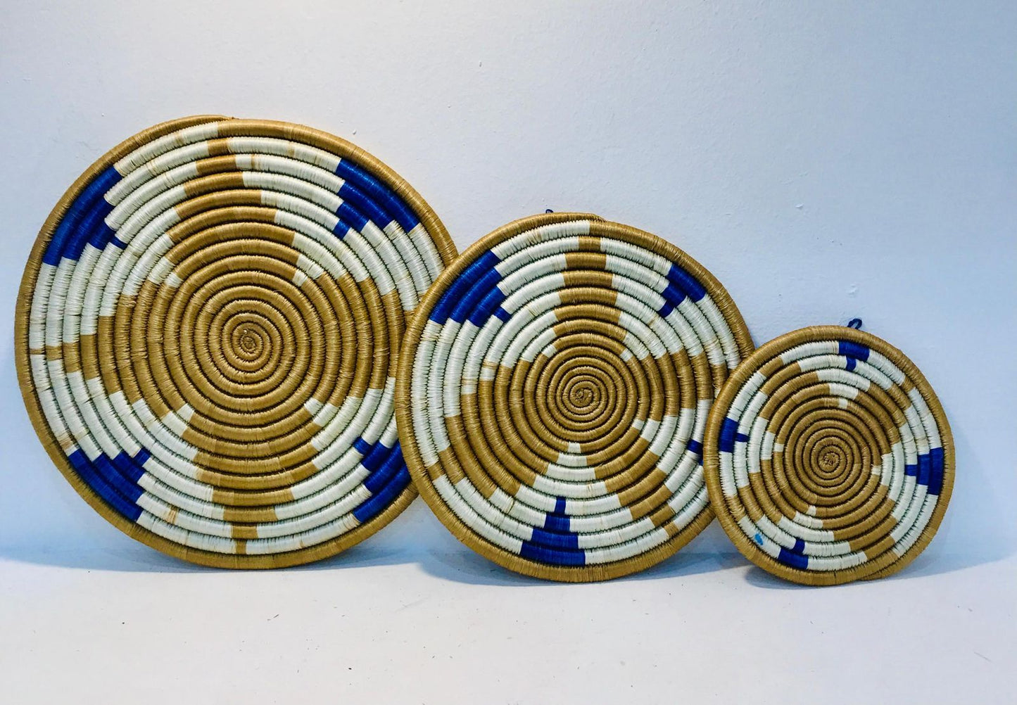 Raffia baskets