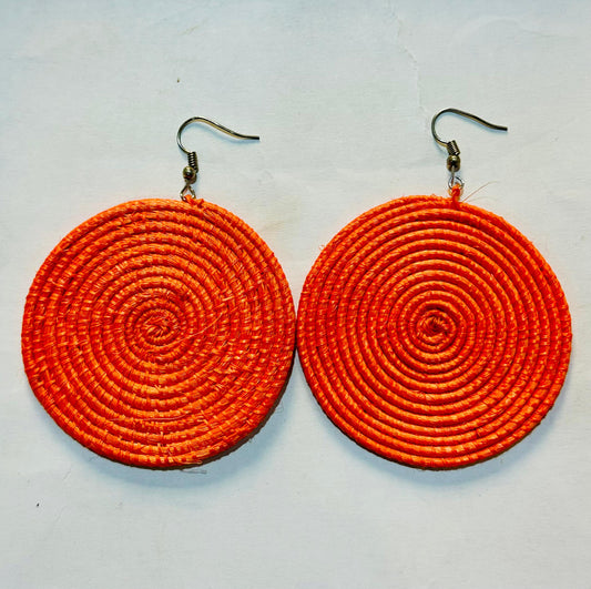 Woven earrings
