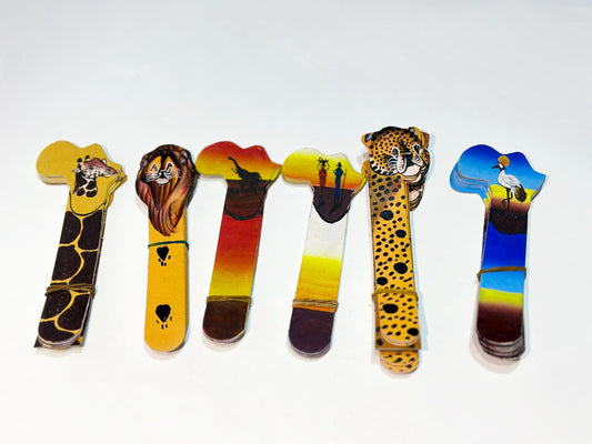 Leather bookmarks