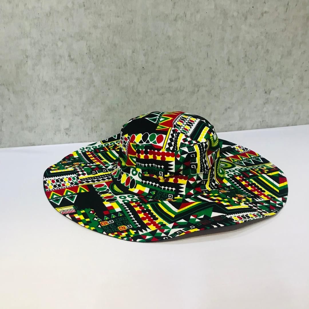 African print stylish hats